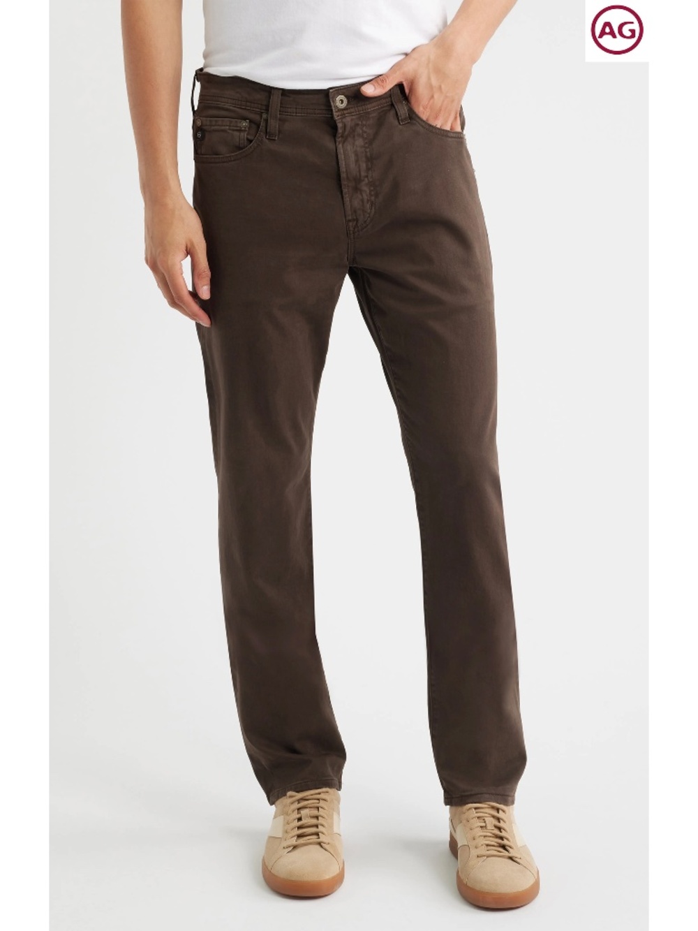 AG ADRIANO GOLDSCHMIED EVERETT NWT SUD SLIM STRAIGHT DEEP WOODLAND JEAN.31X34